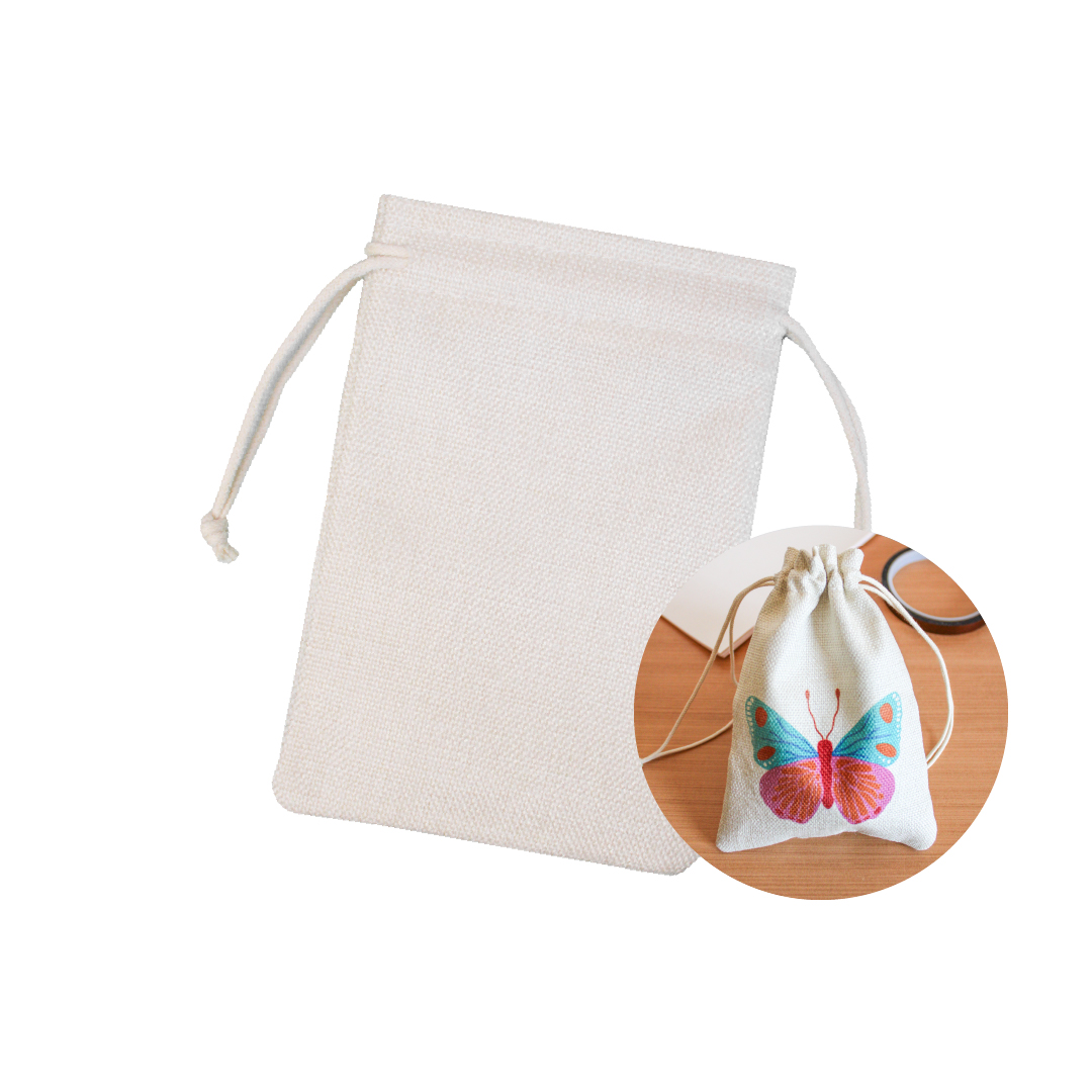 Bolsa sublimable símil lino - Pequeña
