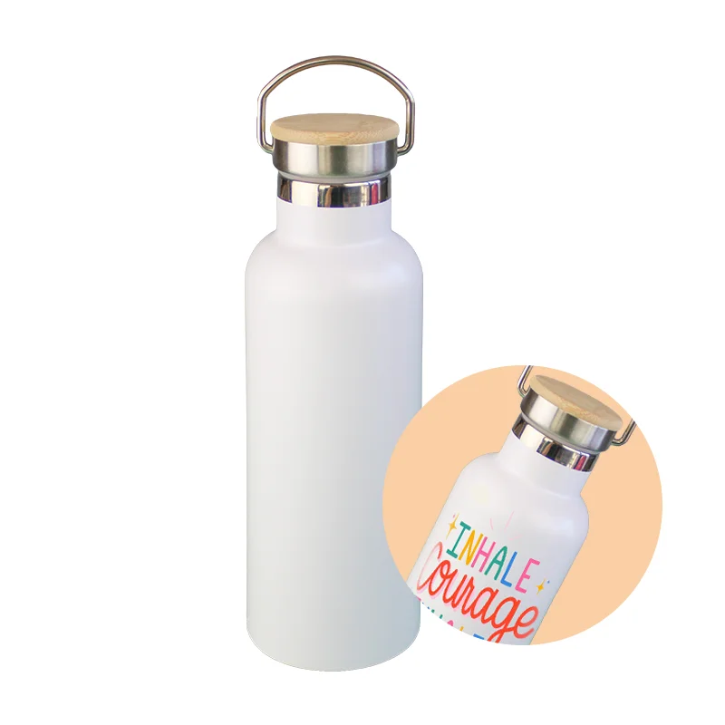 Botella térmica para sublimación 600ml con acabado mate