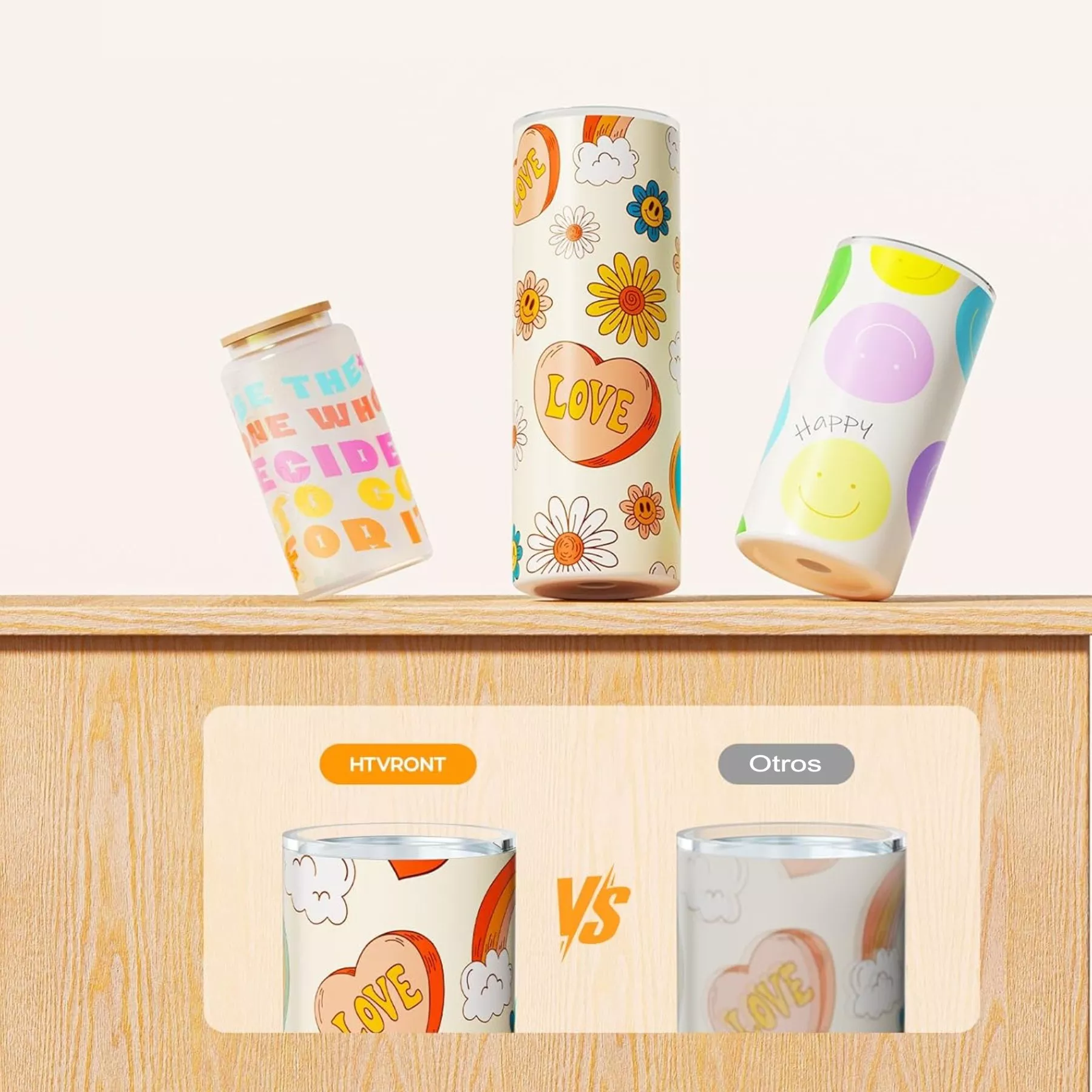 Estampadora automática para vasos y botellas HTVRONT A200