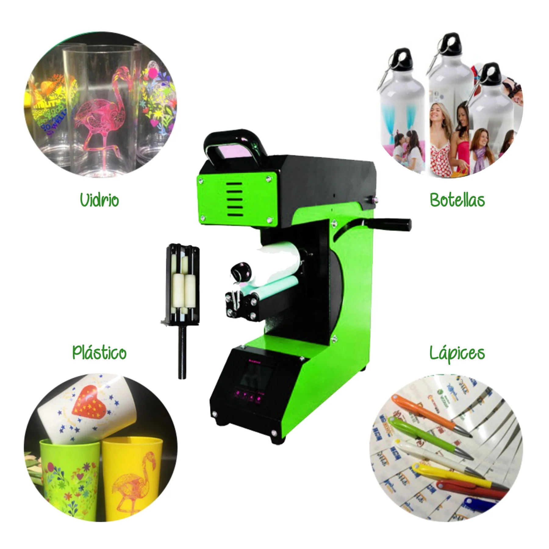 Estampadora de rodillo 360 grados