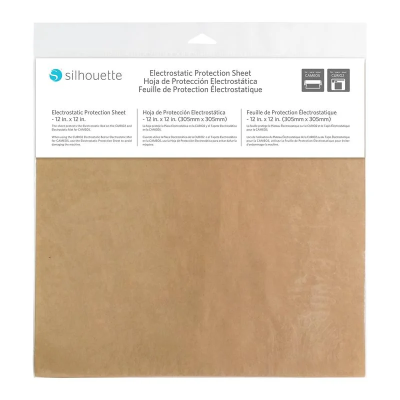 Hoja de protección electrostática para Silhouette Cameo 5 y Curio 2