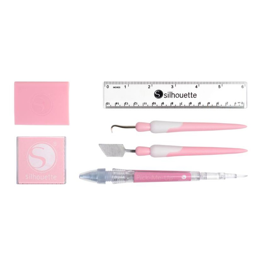Kit de herramientas rosado