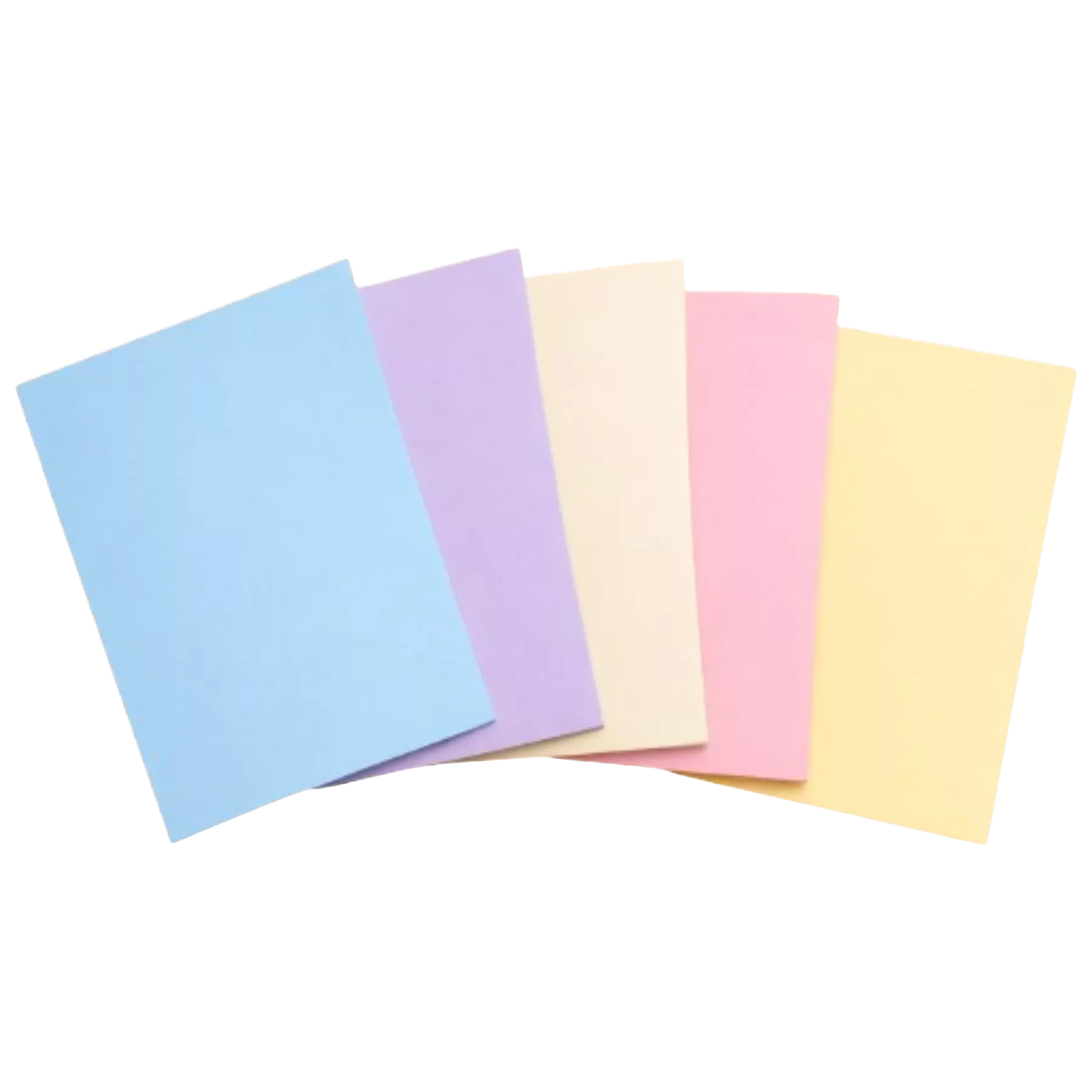 Pack de cartulinas surtidas colores pastel