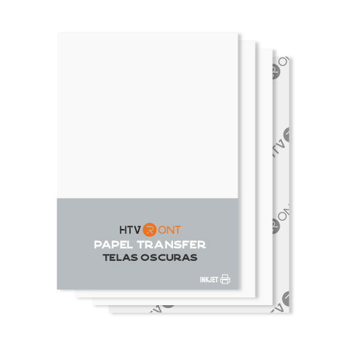 Papel transfer para telas oscuras HTVRONT - 16 hojas tamaño A4
