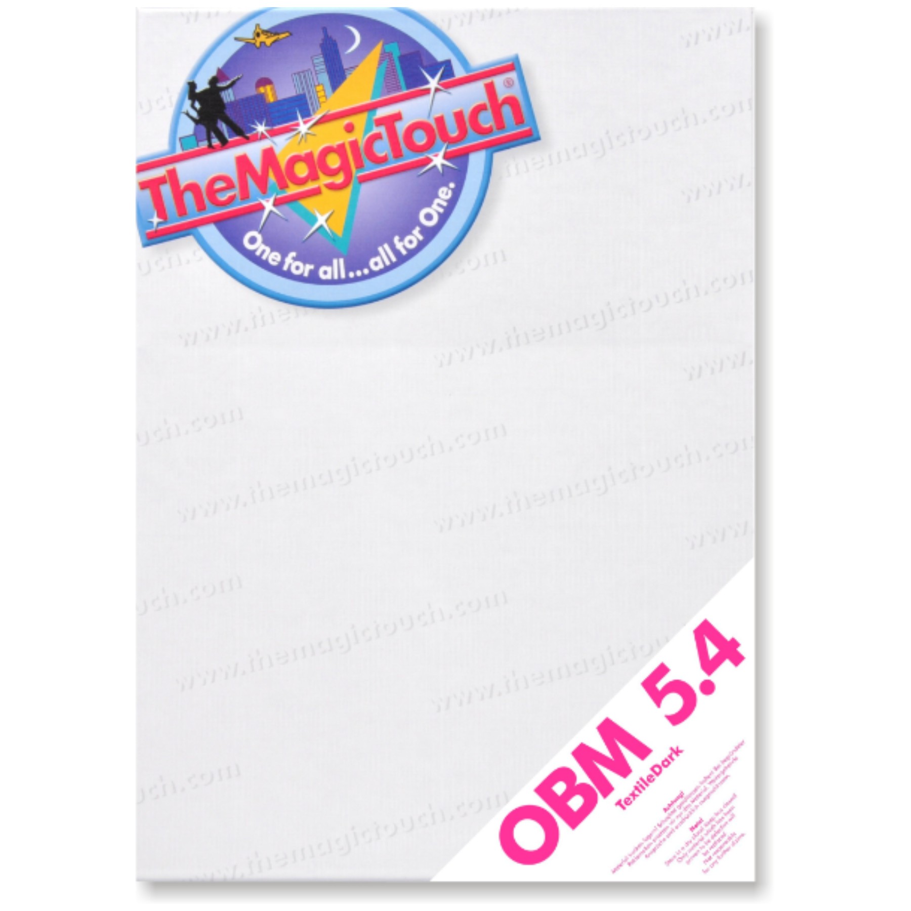 Papel transfer para telas oscuras OBM 5.4, 10 hojas A4