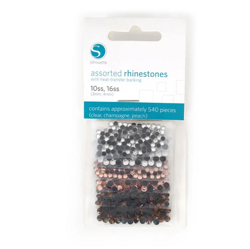 Piedras strass surtidas colores claros