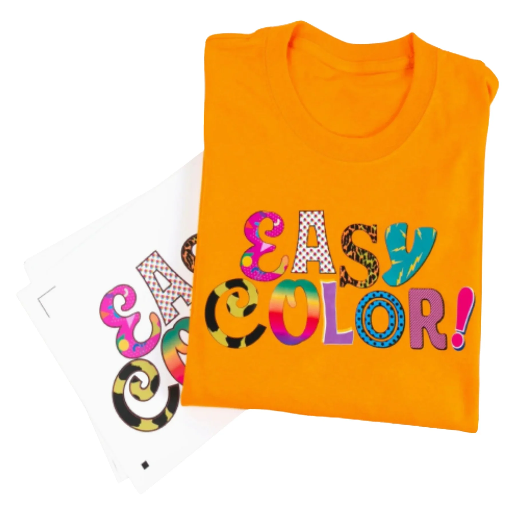 Vinilo termotransferible EasyColor® DTV® para inkjet, 12 hojas carta